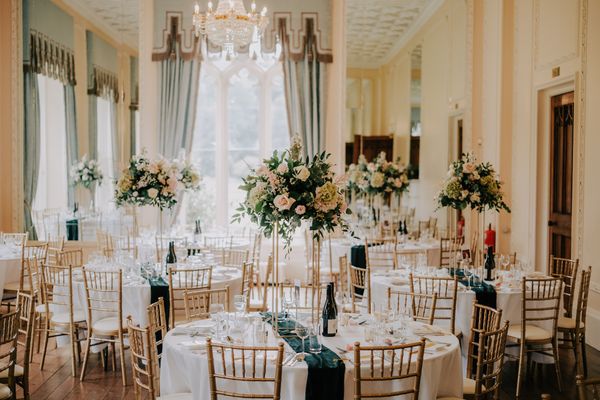 Wedding reception at Herefordshire wedding venue